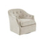 Calvin - Swivel Chair With 360 Degree Rotation - Beige