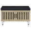 Clackamas - 2 Door Storage Bench With Padded Seat