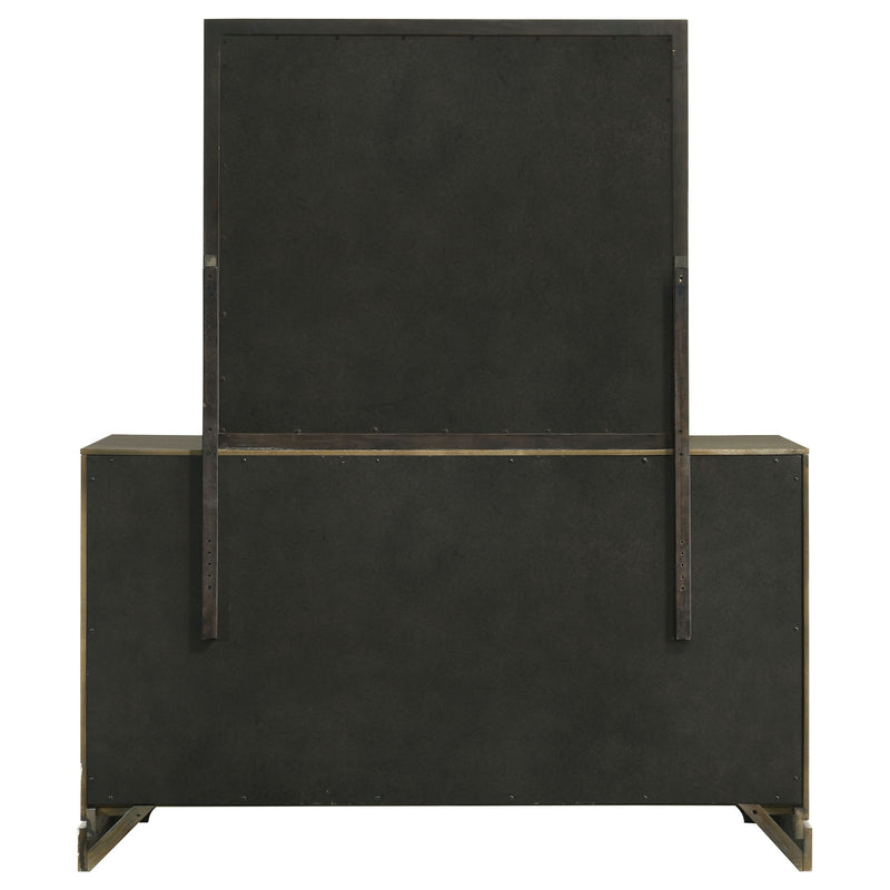 Sundance - 6 Drawer Dresser With Mirror - Dark Coffee