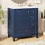 Freestanding Bathroom Vanity With Sink, Soft Close Door, 3 Drawers