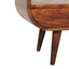 Solid Wood Circular TV Stand