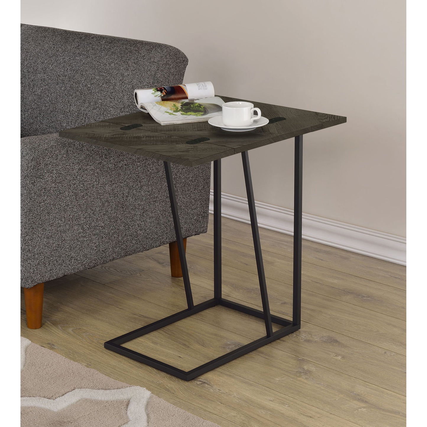 Rectangle Accent Table - Gray