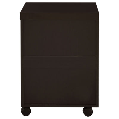 3 Drawer File Cabinetб Compact Office Storage For Home - Brown