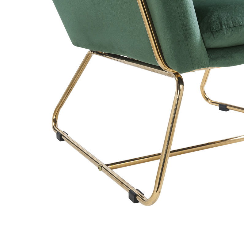 Keira - Accent Chair With Metal Base
