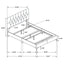 James - Panel Bed
