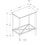 Accent Side Table, Narrow, Small, 2 Tier, Contemporary & Modern
