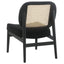 Quinne - Accent Chair With Padded Seat - Black