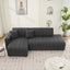 Jessica - Lamb Wool Sectional Sofa With Chaise