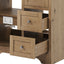 Double Sink Bathroom Vanity With Countertop, 2 Ceramic Sinks, 6 Drawers, Soft Close Design