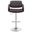 Adjustable Bar Stool With Upholstery