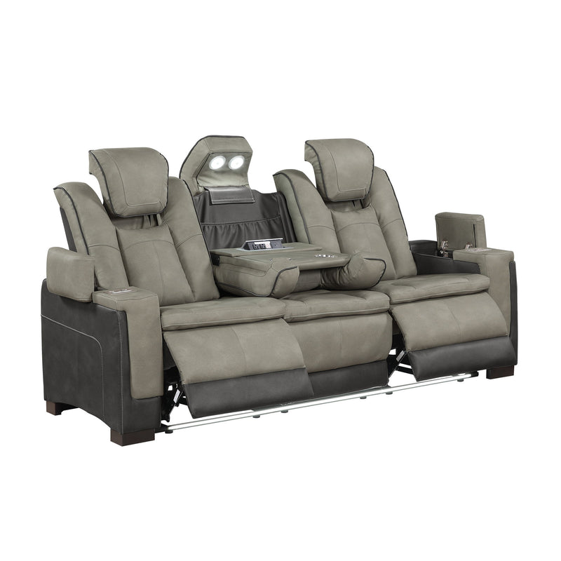 Bruno - Power Reclining Sofa With LED Lighting