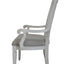 Katia - Arm Chair (Set of 2) - Light Gray / White
