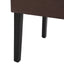 Contemporary Dining Chair With Rubberwood Legs (Set of 2)
