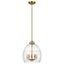 Zen - 5 Pendant Chain Hanging Light - Clear / Gold