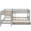 L Shaped Bunk Bed With Drawers
