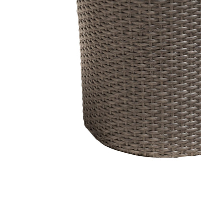 Keaton - Barrel Side Table - Gray