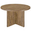 Larrabee - Round Dining Table - Mango Color