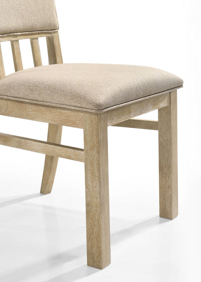 Brutus - Wide Dining Chair (Set of 2) - Reclaimed Wheat