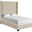 Upholstered Bed, Space-Saving Design
