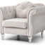 Chic Transitional Flared Arm Chair