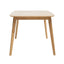 Retro Dining Table With Faux Wood Top