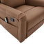 Manual Recliner Swivel Rocking Chair With 8 Point Massage And Heating