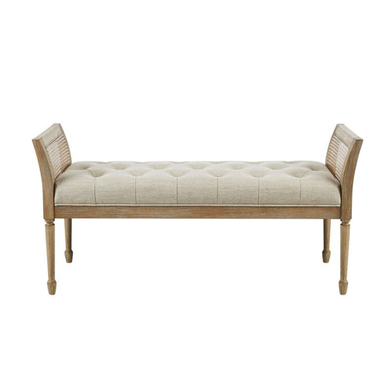 Accent Bench With Arm - Natural