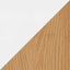 Roman - Industrial L Shaped Desk - White / Natural
