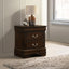 Demetra - 2 Drawer Nightstand - Cappuccino