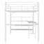 Loft Bed With Desk And Lateral Storage Ladder