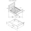 Queen Storage Bed With Underbed Drawers - Brown