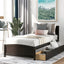 Platform Bed & Headboard, Footboard And Wood Slat Support