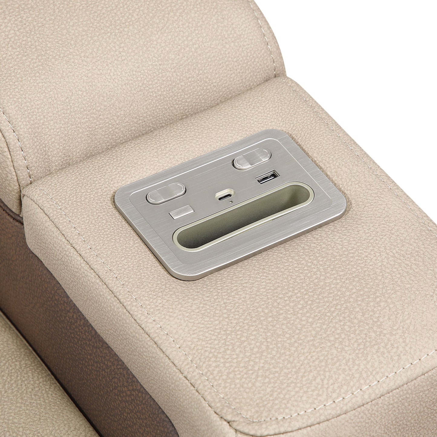 Bruno - Power Reclining Living Room Set With LED Lighting