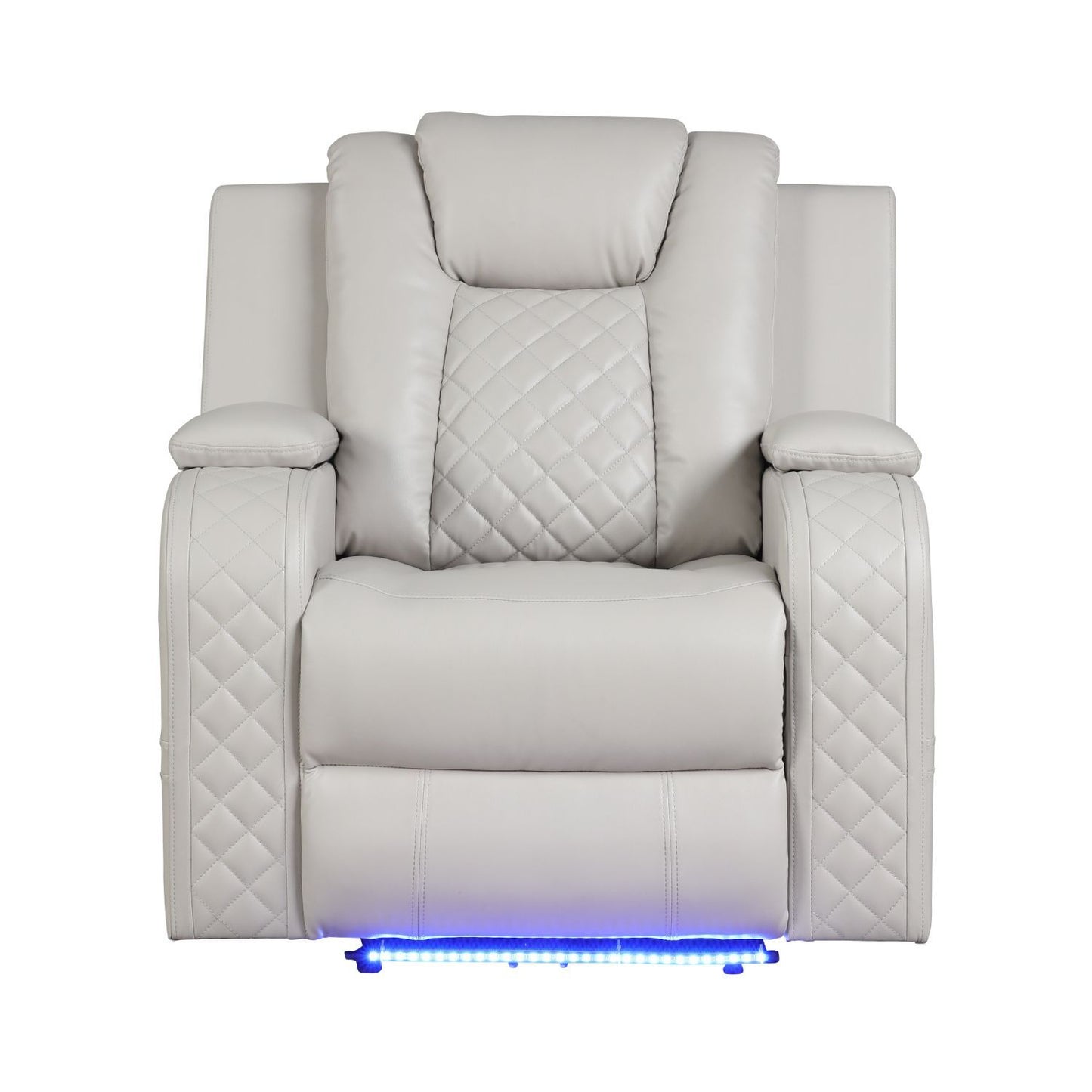 Benz - LED & Power Recliner With Adjustable Headrests And Ambient LED Lighting