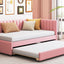 Upholstered Daybed, Sofa Bed Frame, No Box Spring Needed