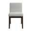 Edwyn - Linen Side Chair (Set of 2) - Gray