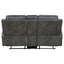 Forrest - Motion Reclining Loveseat With Console - Gray