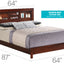 Bed With Transitional Design Stylish