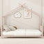 Metal House Platform Bed With Modern Design And Durable Frame