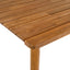 7 Piece Patio Dining Set, Slatted Table & 6 Chairs For Patio Garden - Mocha / Teak