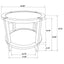 Elliott - 2 Piece Round Coffee And End Table Set - Maple