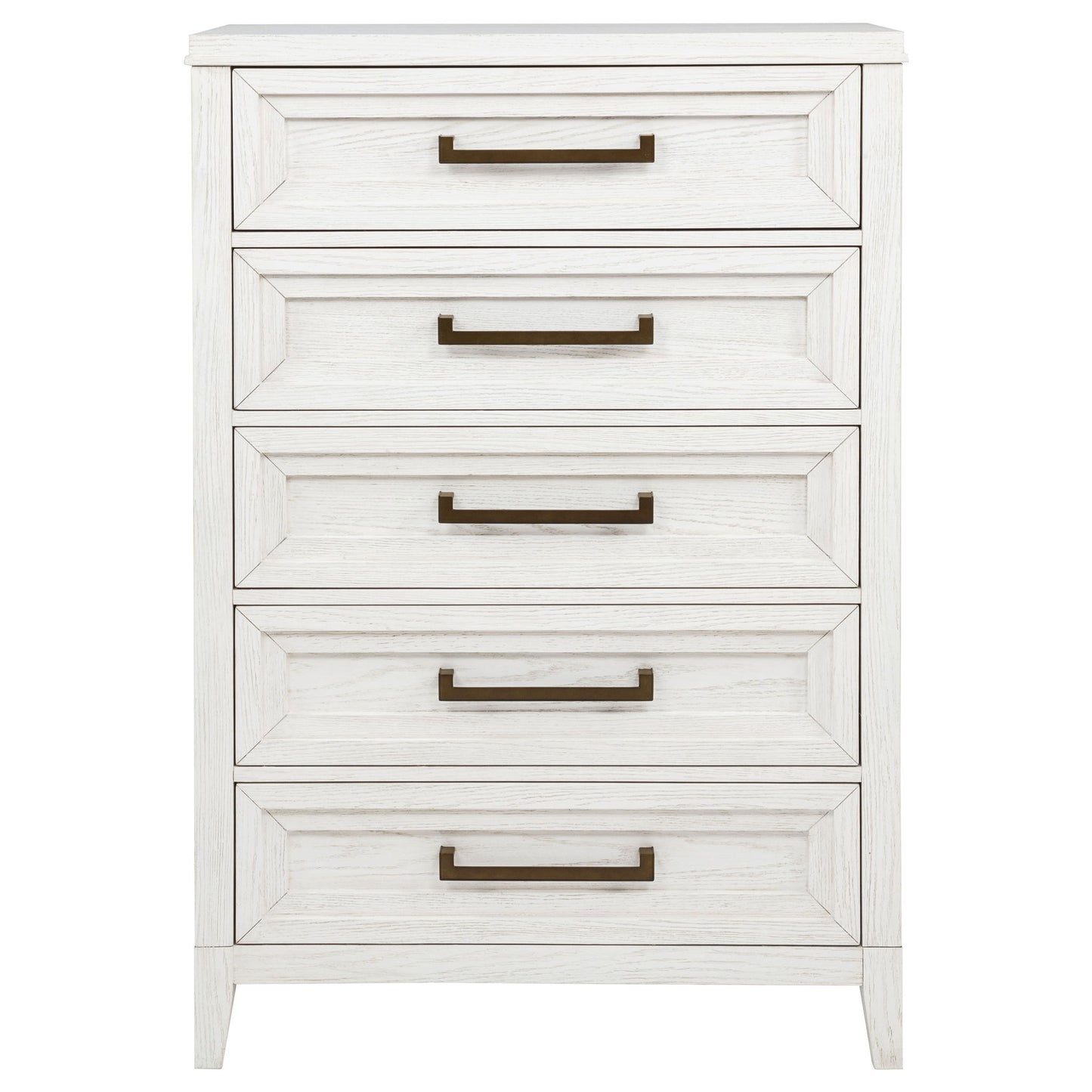 Inverness - 5 Drawer Bedroom Chest - White