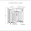 Lev - Medium Storage Cabinet - Smoky Brown