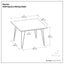 Hunter - Square Tabletop Dining Table