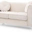 Glam Styled Micro Suede Loveseat