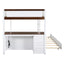 Bunk Bed With Twin Size Trundle, Storage And Desk