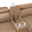 Nova - Sectional With Bluetooth Speaker, LED And Lifting Wine Cabinet