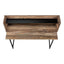 Computer Desk For Home Office, Laptop, Storage Shelves, Marble Look Contemporary & Modern