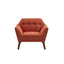 Modern Lounge Chair With Button Tufting