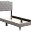 Button Tufted Bed Charming For Cozy Spaces